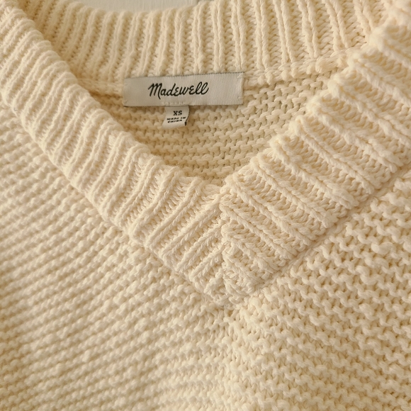 White madewell sweater, xsmall - Picture 2 of 2